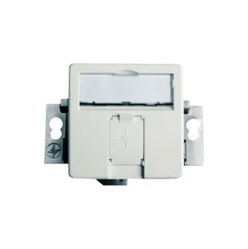 Elektroinstalační krabice TELEGÄRTNER 100021415 (H02010A0079) Držák modulů 50x50, pod povrchová montáž, bez modulů, alpská bílá&nbsp;