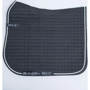 Jezdectví Bucas Dečka podsedlová Max Bucas, drezurní, s logem, black/silver
