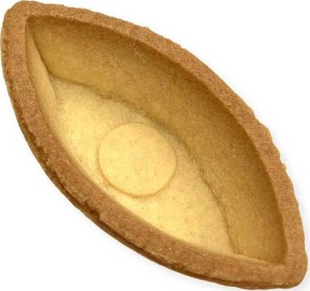 Dortisimo Košíček na tartaletky lodička máslová hladká světlá 6,7 cm (24 ks)