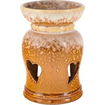 Aroma lampa Aromalampa Srdíčka 12 cm hnědá