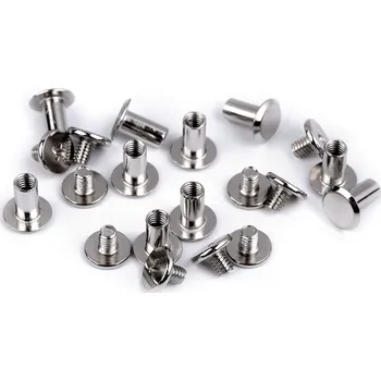Nýt Sedlářský nýt šroubovací Ø10 mm, malé, 1 nikl