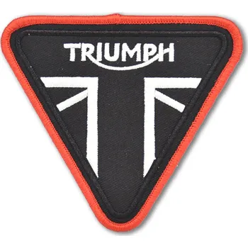 Nášivka Moto nášivka Triumph triangle Red 8 cm x 8 cm