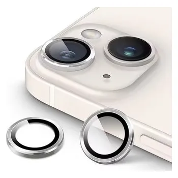 Unicorno ochranné sklo fotoparátu s aplikátorem iPhone 13, 13 MINI silver