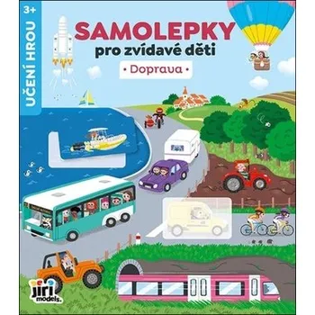 omalovánky Samolepky pro zvídavé děti Doprava