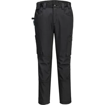 Pánské kalhoty PORTWEST Kalhoty CD840 WX2 Eco Softshell (2L) do pasu POR-CD840BKR38 Černá 38