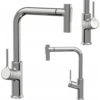Vodovodní baterie Kuchyňská stojánková baterie Invena FARSALA, stříbrná