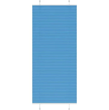 Roleta Plisovaná roleta modrá 120x100 cm Šířka látky 119,4cm Polyester