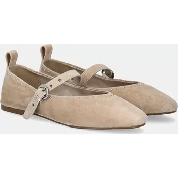 Dámské baleríny Semišové baleríny Answear.LAB béžová barva SHTB24010C055.HWK 80X, EUR 38