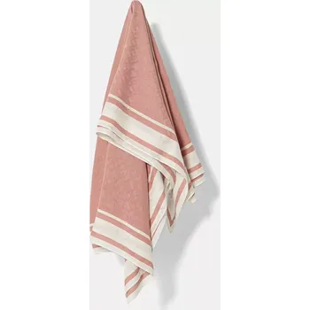 Šátek Hedvábný šátek Tommy Hilfiger růžová barva, AW0AW17144 03X, vel. ONE SIZE