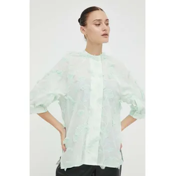 Dámská košile Košile Day Birger et Mikkelsen Charlie DAY65242600 zelená 77X, vel. 34