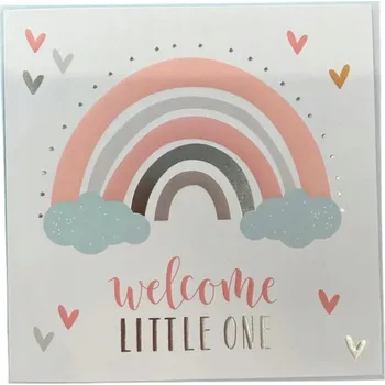 Přáníčko k narození miminka VÍTEJ, MALIČKÝ!