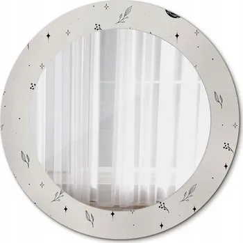 Zrcadlo Moderní Zrcadlo Doodle rostliny 60 cm