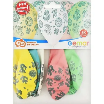 Balónek Narozeninové BALÓNKY DEKORACE na OSLAVU Balónky Premium Helium Ostnaté kaktusy