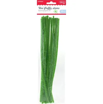 Drátky chlupaté zelené /25 ks/