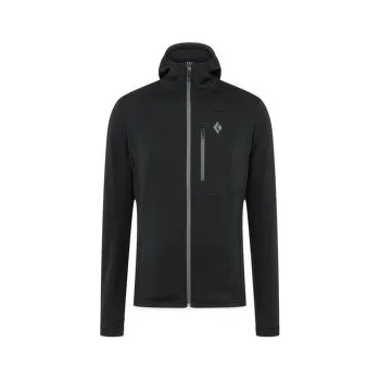 Pánská mikina Mikina Black Diamond M COEFFICIENT FLEECE HOODY Black S