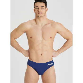 Pánské plavky Arena Men’s team swim briefs solid pánské plavky Barva: navy-white, Velikost: 7 (XL)