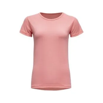 Dámské tričko Devold Breeze Plus Merino 200 T-Shirt Women 070A APRICOT růžová XS