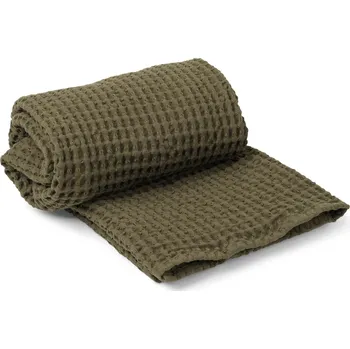 Ferm Living Osuška z organické bavlny Olive 70 x 140&nbsp;cm