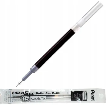 Náplň do psacích potřeb Náplň do pera Pentel, černý inkoust, náhradní náplň, černá