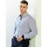 Pánská košile s dlouhým rukávem VSB2409 vzor, VELIKOST XXS