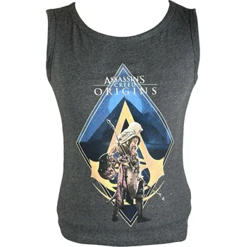 Pánské tílko Pánské bavlněné tílko ASSASSINS šedé 980-302 Velikost: XS