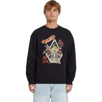Pánská mikina Volcom pánská mikina Noder Crew Black | Černá | Velikost XL