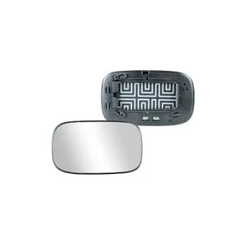 Auto zrcátko Sklo pravého zpětného zrcátka VOLVO S40 - V50 (MS-MW) | 2003-2007 | vyhřívané | chromové | vypouklé | VIEW MAX |