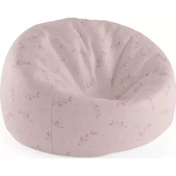 Sedací pytel Sablio Sedací vak Cocoon Růžové lístky - 115 x 75 cm x 45 cm - Sablio