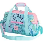 Meatfly cestovní taška X Pura Vida Mavis Mint Flowers | Modrá | Objem 26 L