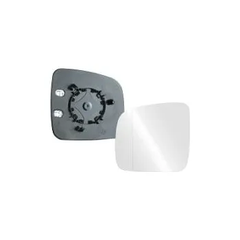 Auto zrcátko Sklo levého zpětného zrcátka VOLKSWAGEN CADDY III | 2004-2010 | vyhřívané | chromové | asférické | VIEW MAX |