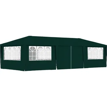 Zahradní stan Profesionální party stan s bočnicemi 2 x 2 m bílý 90 g/m²