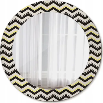 Zrcadlo Moderní zrcadlo na zeď Cikcakový vzor 60