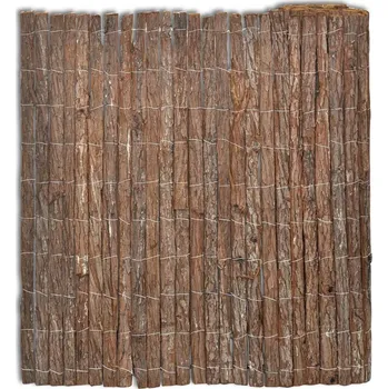 Plot Zahradní plot z kůry 400 x 100 cm