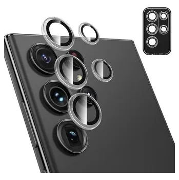 Unicorno ochranné sklo fotoparátu s aplikátorem Samsung S911, S916 Galaxy S23, S23 Plus silver