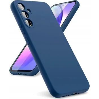 Pouzdro na mobilní telefon Zadní Kryt WOJMAR pro Samsung Galaxy A55 5G Pouzdro silikonové tmavě modré