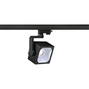 Bodové svítidlo SLV - BIG WHITE EURO CUBE pro tříokr. lištu černá 230V LED 28.5W 60° 4000K - BIG WHITE (SLV) LA 152780