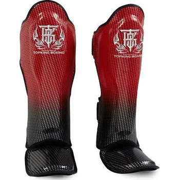 Chránič holeně pro bojový sport Chrániče holení Top King SUPER STAR - červené - TKSGSS01-RED Velikosti: L