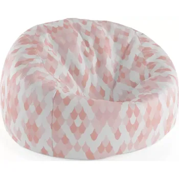 Sedací pytel Sablio Sedací vak Cocoon Růžové obloučky - 115 x 75 cm x 45 cm - Sablio