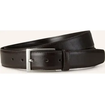 Opasek Strellson Pánský Kožený Opasek, tmavě hnědá, 100