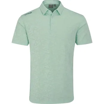 Ping Geo Camo pánské polo, misty green pánské, XL