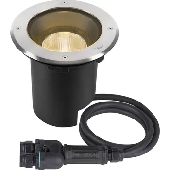 Venkovní osvětlení SLV - BIG WHITE DASAR 2.0 XL kulatý 24° 3000K DALI vč. driveru nerez ocel - BIG WHITE (SLV) LA 1007243