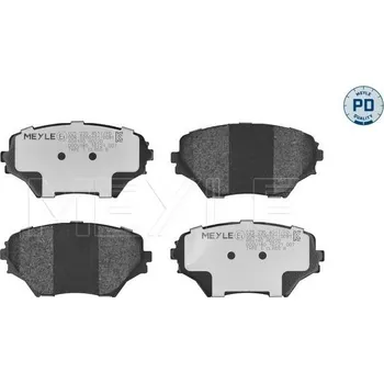 Brzdový systém Sada brzdových destiček, kotoučová brzda MEYLE 025 235 8517/PD