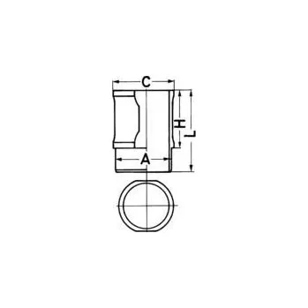 Válec motoru Vložený válec KOLBENSCHMIDT 88592110