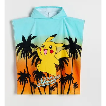 Reserved - Plážový ručník Pokémon - akvamarínová - 900DY-56X - 900DY-56X-ONE