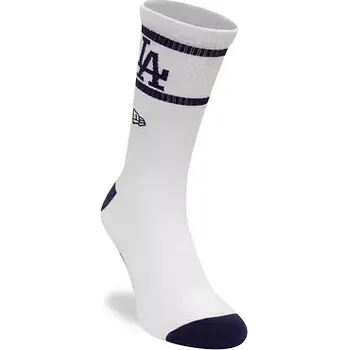 Pánské ponožky Ponožky New Era - MLB Seasonal Crew - LA Dodgers - White / Blue velikosti ponožek 39-42