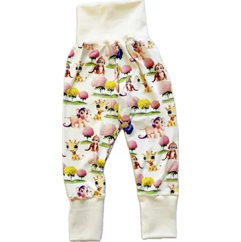 Dupačky FARMERS® Dětské rostoucí kalhoty GROW BAMBUS DIGI ANIMALS 5 Velikost: 80