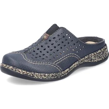 Dámské pantofle DÁMSKÉ PANTOFLE RIEKER 46395-14 MODRÁ Barva: MODRÁ, Velikost: 37