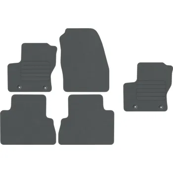 autokoberec Kobercové rohožky Edecor velurové 5 ks