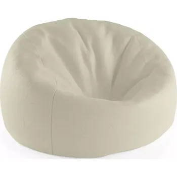 Sedací pytel Sablio Sedací vak Cocoon Bílá slonová kost - 115 x 75 cm x 45 cm - Sablio