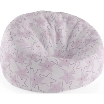Sedací pytel Sablio Sedací vak Cocoon Veselé hvězdy - 115 x 75 cm x 45 cm - Sablio